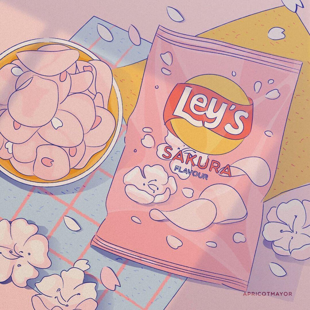 灵动小食光 手绘零食小插画的魅力